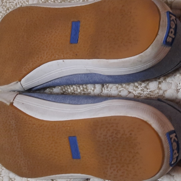 LAST CHANCEKeds Women's Blue Chambray Dream Foam lace up comfort sneakers sz.9 - Picture 7 of 7